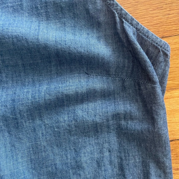 Talbots sleeveless chambray shift dress size 16 - Picture 4 of 7